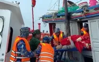 Kịp thời ứng cứu một thuyền viên bị đứt rời bàn chân trên biển