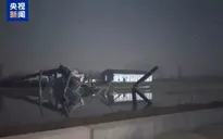 Sập cầu đang thi công tại Trung Quốc, ít nhất 2 người thiệt mạng