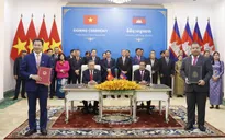 Tổng Bí thư Tô Lâm chứng kiến Lễ ký và trao các văn kiện hợp tác tại Campuchia