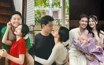 Thanh Sơn đẹp đôi bên bạn diễn gen Z ở hậu trường Đồng hồ đếm ngược