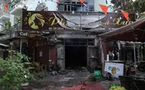 Cháy quán cà phê trong khu biệt thự liền kề ở Hà Nội