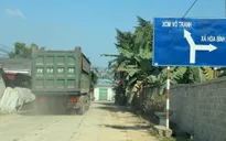 Thái Nguyên: Xe trọng tải lớn “bủa vây” đường làng, báo động mất an toàn giao thông, ô nhiễm môi trường