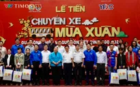 Những "chuyến xe mùa xuân" cuối cùng lăn bánh đưa công nhân về quê đón Tết