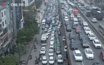 Cửa ngõ Hà Nội ùn tắc trong ngày làm việc cuối trước kỳ nghỉ Tết