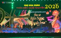 Rực rỡ đêm khai mạc Chợ hoa Xuân “Trên bến dưới thuyền” Tết Bính Ngọ 2026