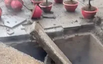 Hải Phòng: Hệ thống cống thoát nước phát nổ nghi do tích tụ khí