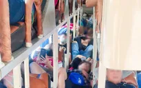 Xe khách 45 chỗ nhồi nhét 54 người bị xử phạt 67,5 triệu đồng