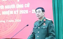 Đại tướng Phan Văn Giang tiếp xúc cử tri tại tỉnh Thái Nguyên