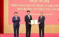 Ông Trần Huy Tuấn giữ chức Bí thư Tỉnh ủy Ninh Bình