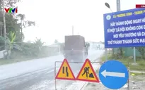 Bụi phủ khu dân cư do thi công đường