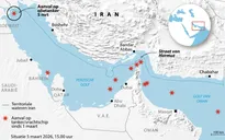 Tàu UAE bị trúng hỏa lực và chìm ở eo biển Hormuz, 3 thủy thủ Indonesia mất tích