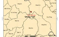 Quảng Ngãi ghi nhận 3 trận động đất liên tiếp trong ngày 9/3