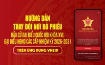 Hướng dẫn cử tri thay đổi nơi bỏ phiếu, xem danh sách người ứng cử trên VNeID