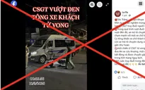 Công an TP Cần Thơ bác bỏ thông tin sai sự thật về việc xe CSGT gây tai nạn