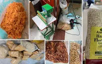 Thu giữ gần 2 tấn ruốc gà, ruốc lợn, đồ ăn vặt trôi nổi, không rõ xuất xứ ở Thanh Hóa