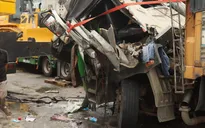 Xe tải tông xe đầu kéo dừng bên đường ở Quảng Ngãi, 1 người tử vong