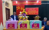 Thái Nguyên: 99,96% cử tri đã tham gia bỏ phiếu bầu cử