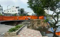 TP. Hồ Chí Minh: 100 tỷ đồng khắc phục khẩn cấp khu vực sạt lở, sụp lún bờ kè kênh Tàu Hủ