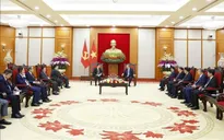 Tổng Bí thư Tô Lâm tiếp Bộ trưởng Bộ Công an Lào