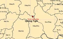 Động đất gây rung lắc nhiều nơi ở Quảng Ngãi