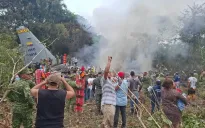 Máy bay quân sự rơi tại Colombia khiến hàng chục người thiệt mạng