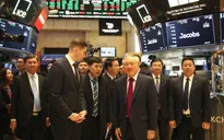 Phó Thủ tướng Thường trực Nguyễn Hòa Bình thăm và làm việc với hai sàn giao dịch chứng khoán lớn của Hoa Kỳ