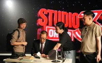 Nhà báo Lại Văn Sâm ghi hình chương trình đặc biệt kỷ niệm VTV3 tròn 30 tuổi