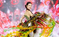 Đại diện Việt Nam tại Miss World 2026 lộng lẫy trong trang phục lấy cảm hứng từ tranh Đông Hồ