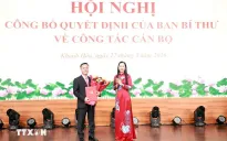 Thứ trưởng Bộ Xây dựng Nguyễn Việt Hùng giữ chức Phó Bí thư Tỉnh ủy Khánh Hòa