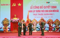 Thái Nguyên: Công bố Quyết định thành lập Trường Thiếu sinh quân miền Bắc trực thuộc Quân khu 1