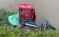 Phát hiện thi thể nam shipper dưới sông ở Ninh Bình