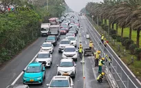 Toàn cảnh dự án Metro số 5 qua Đại lộ Thăng Long đang gấp rút triển khai