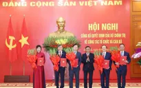 Công bố Quyết định của Bộ Chính trị về công tác tổ chức, cán bộ của TTXVN, VOV, VTV và 2 viện hàn lâm