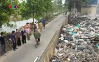 Khói mù, mùi khét từ bãi rác bủa vây khu dân cư ở Ninh Bình
