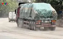 Bụi bẩn, ô nhiễm từ xe tải chở hàng bủa vây hàng trăm hộ dân ở Thái Nguyên