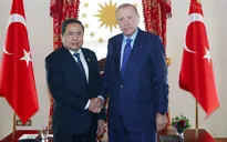 Chủ tịch Quốc hội Trần Thanh Mẫn hội kiến Tổng thống Thổ Nhĩ Kỳ