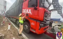 Xe tải vi phạm loạt lỗi trên cao tốc, tài xế và chủ xe bị phạt tổng cộng 126 triệu đồng