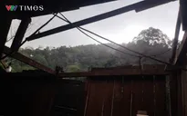 Lai Châu: Huy động lực lượng giúp dân khắc phục hậu quả mưa đá, dông lốc