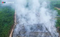 Bãi rác ở Nghệ An cháy suốt 10 ngày, khói bao phủ cả 3 xã