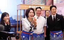 Phu nhân Tổng thống Hàn Quốc trải nghiệm Lễ hội Văn hóa - Du lịch Hàn Quốc tại Việt Nam