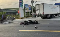 Hai vụ tai nạn trên Quốc lộ 1 trong sáng 25/4, hai người tử vong