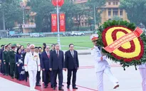 Lãnh đạo Đảng, Nhà nước vào Lăng viếng Chủ tịch Hồ Chí Minh nhân kỷ niệm Ngày giải phóng miền Nam, thống nhất đất nước