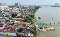 Toàn cảnh dự án cầu Trần Hưng Đạo: Đẩy nhanh giải phóng mặt bằng, người dân di dời tài sản