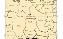 Quảng Ngãi liên tiếp xảy ra bốn trận động đất trong sáng 11/5