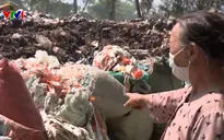 Bãi rác gần khu dân cư quá tải, khói bốc mù mịt, ảnh hưởng nhiều hộ dân ở Ninh Bình