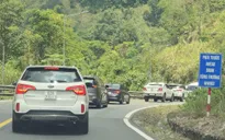 Lâm Đồng phân luồng giao thông đèo Bảo Lộc phục vụ sửa chữa sạt lở