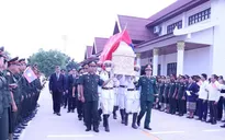 Hồi hương hài cốt các liệt sỹ Quân tình nguyện và Chuyên gia quân sự Việt Nam hy sinh tại Lào