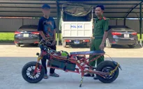 Học sinh lớp 9 mua linh kiện qua mạng tự chế ''siêu xe'' có thể chạy hơn 100km/h