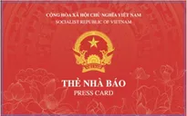 Bộ Văn hóa, Thể thao và Du lịch ban hành mẫu thẻ nhà báo mới