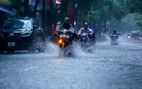 Vùng núi Bắc Bộ chiều tối mưa dông, có nơi trên 90mm